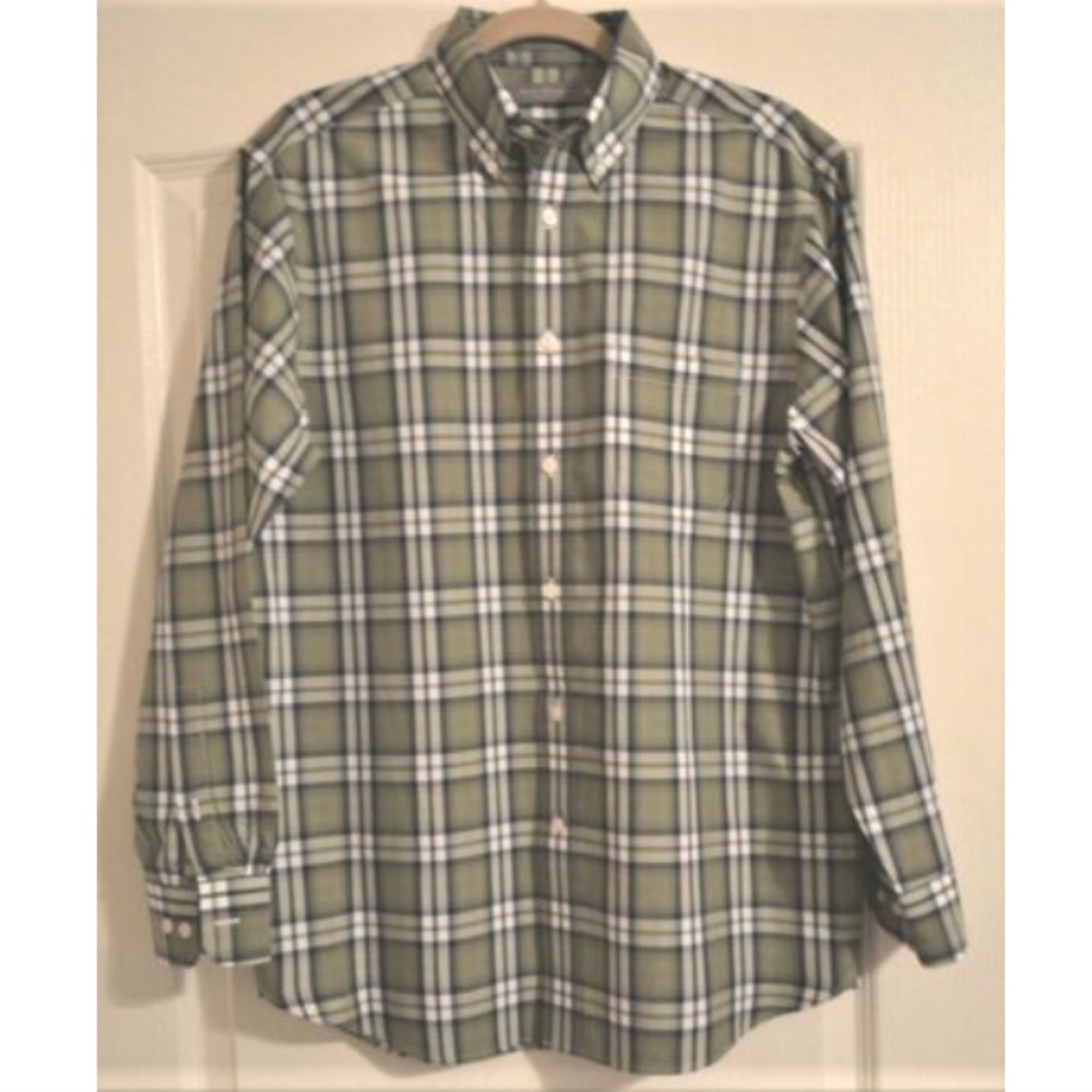 Daniel Cremieux Long Sleeve Button Front Shirt M
